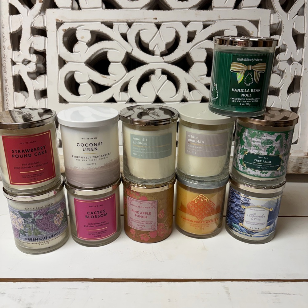 Bath & Body Works single wick Candle Collection